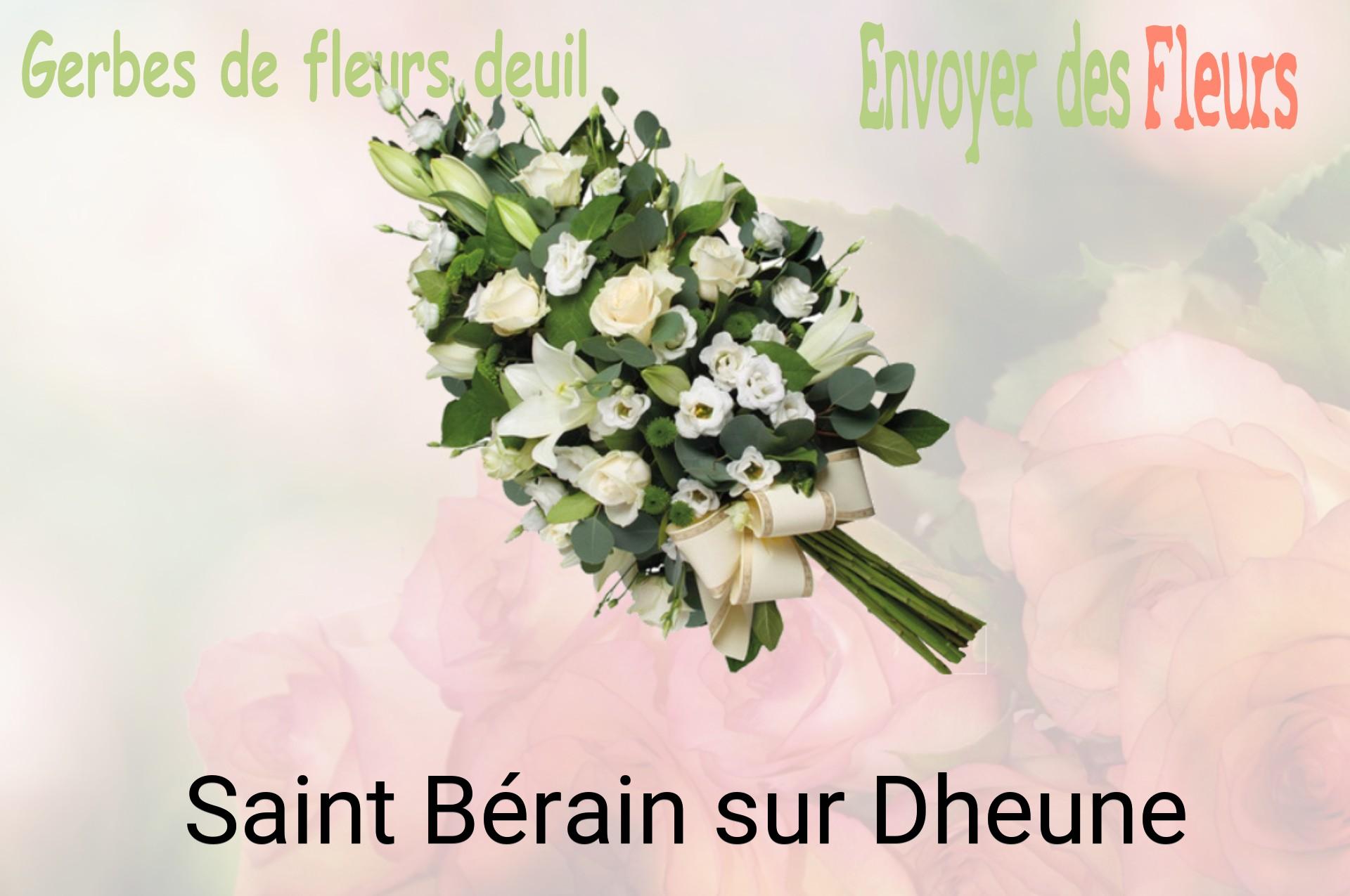 Gerbe de fleurs de deuil livrée à Saint-Bérain-sur-Dheune